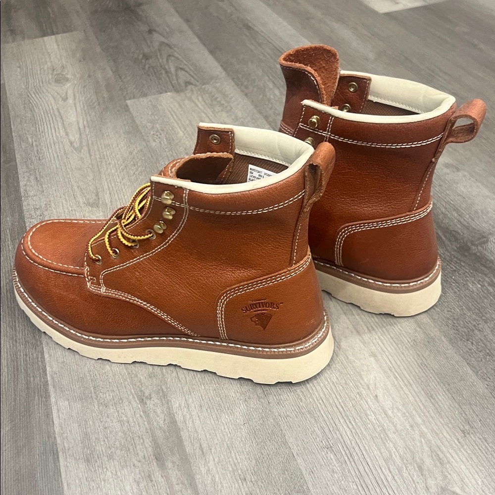 Herman Survivors leather work boots, like new - Picture 6 of 7